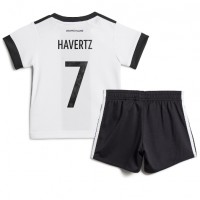 Germany Kai Havertz #7 Replica Home Minikit World Cup 2022 Short Sleeve (+ pants)